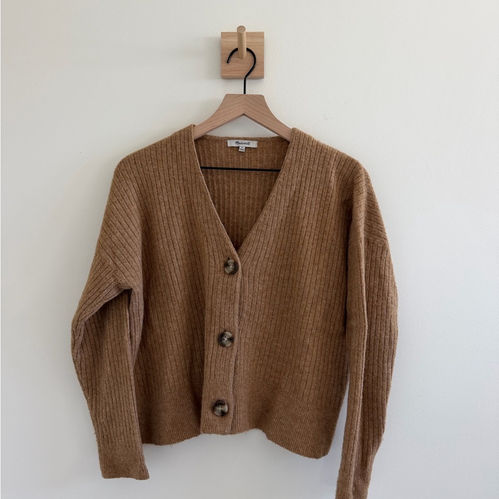 Madewell Ribbed Alpaca Blend Cardigan – Size S
